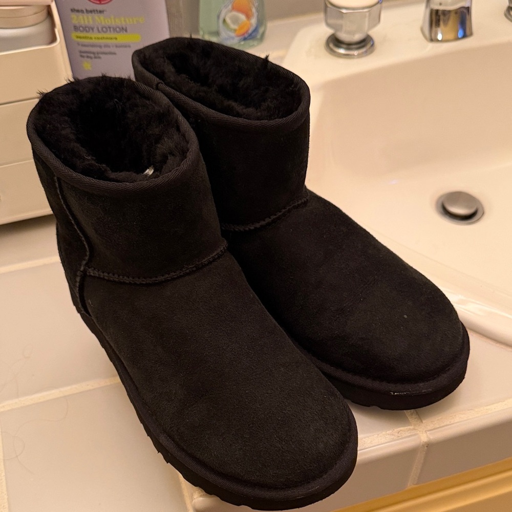 UGG Black Ankle Boots
